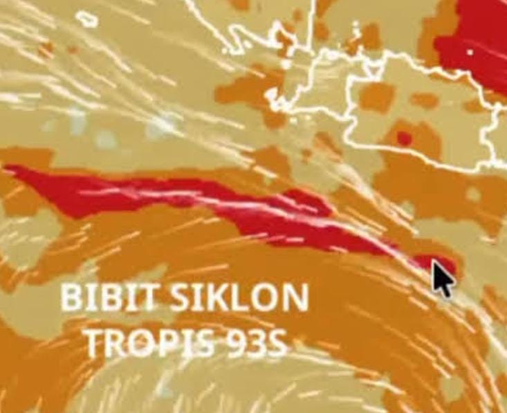 bibit siklon tropis senyar 93s